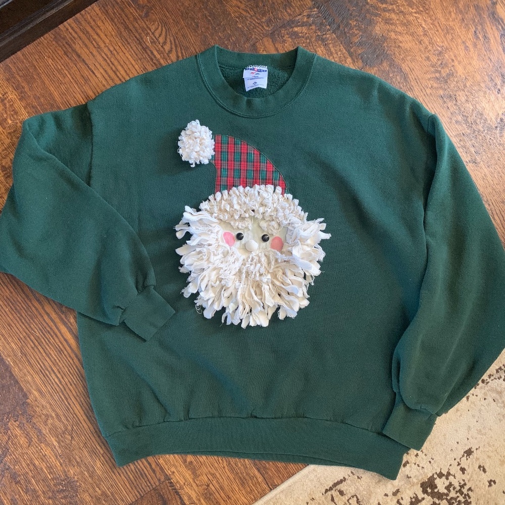 Vintage Christmas Santa Sweatshirt